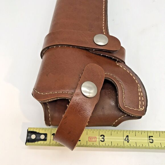 Smith & Wesson 19-38 Brown Leather Holster (See Photos) RHD Revolver Carry Case - Picture 12 of 16